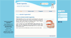 Desktop Screenshot of dent-hygienistka.cz
