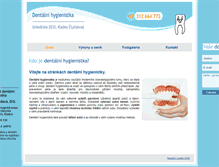 Tablet Screenshot of dent-hygienistka.cz